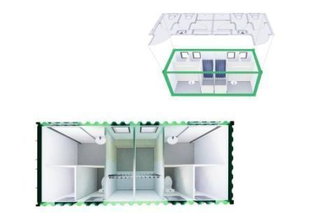 12m Ablution Container
